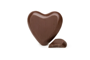 Cuore di cioccolato fondente